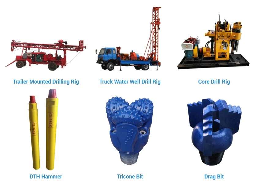 Glf500 Water Well Drill/Drilling Rig RC Control DTH Track Drill/Drilling Rig Machine Rig Price