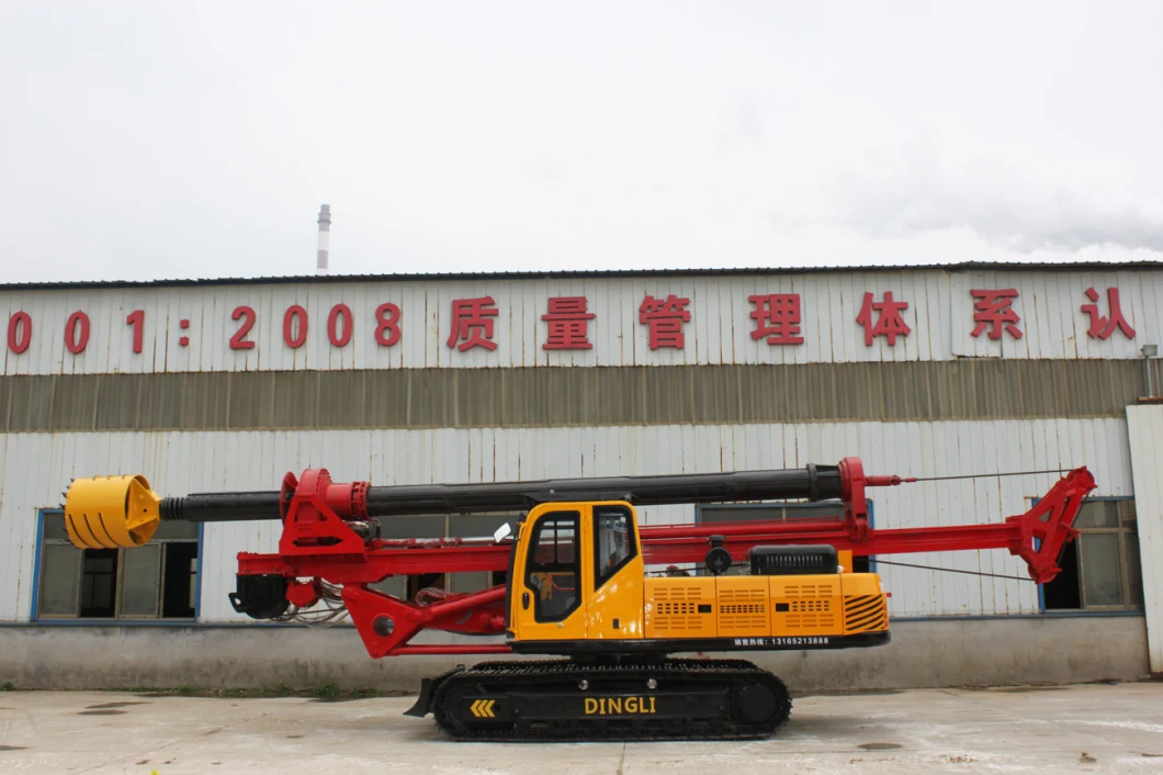Small Crawler Hydraulic Rotary Drill/Drilling Rig for Foundation Engineering/Water Well/Mining Exploration Excavating/Geotachnial Construction Equipment Dr-120
