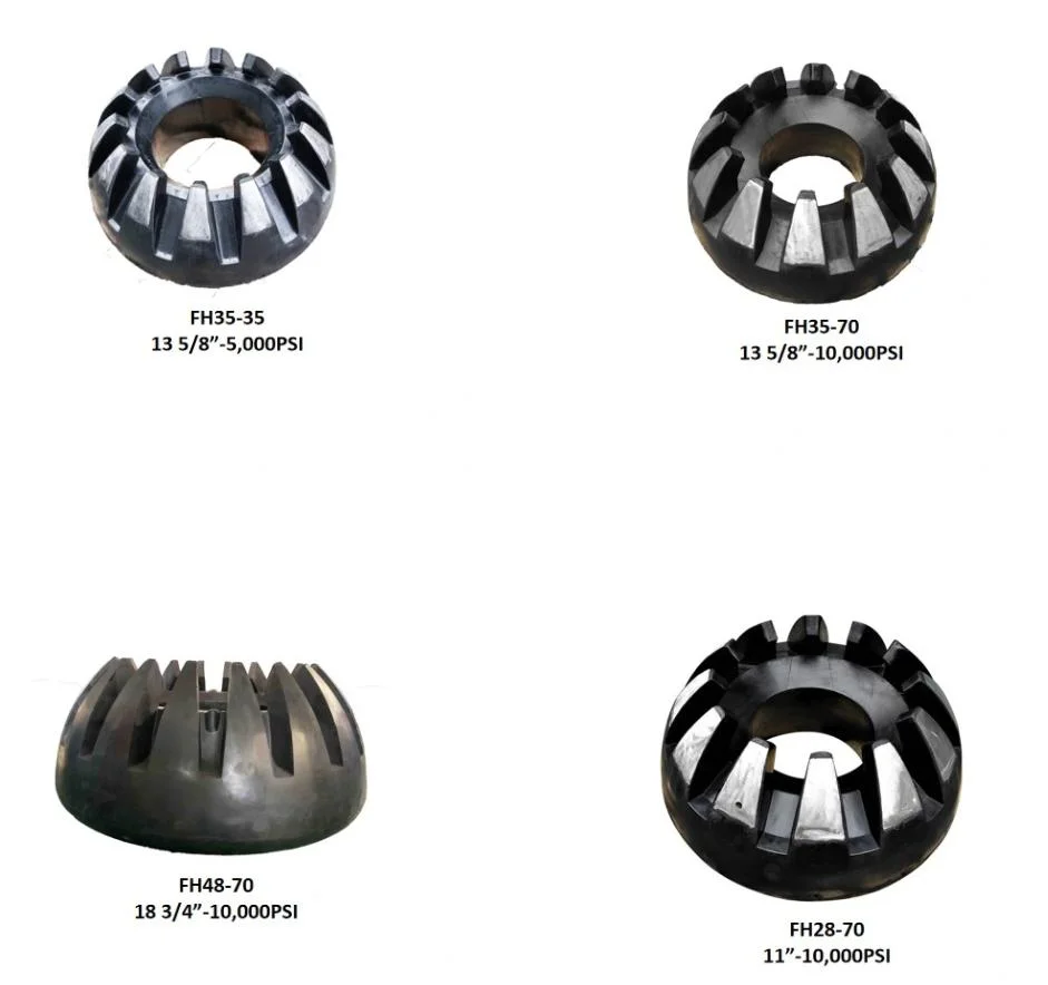 API 16A Fh28-35 Spherical Type Shaffer Rubber Packer Oil Field Drilling Equipment Accessories
