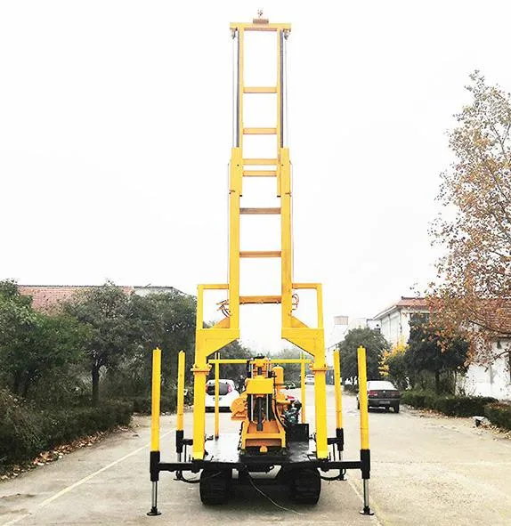 100m 150m 200m Trailer Mounted Hydraulic Borehole Water Well Drill Rig Core Drilling Rig