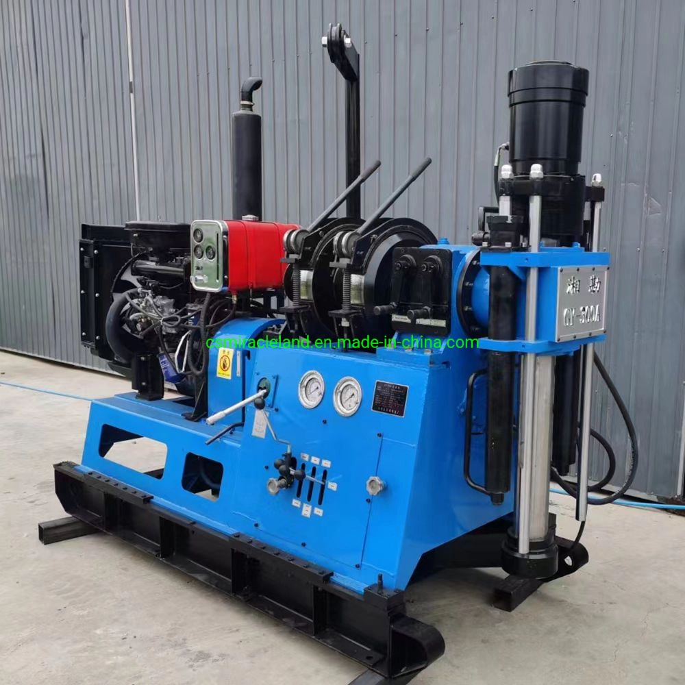 Hydraulic Rotary Spt Soil Testing Drill Machine/Geotechnical Investigation/Water Well Borehole/Mining Exploration Diamond Wireline Core Drilling Rig (GY-300A)